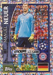 Sticker Manuel Neuer - UEFA Champions League 2015-2016 - Topps