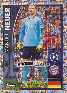 Sticker Manuel Neuer - UEFA Champions League 2015-2016 n. 367 - Topps