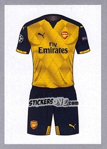 Figurina Away Kit - UEFA Champions League 2015-2016 - Topps