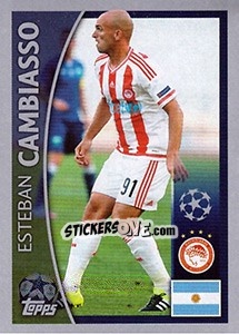Sticker Esteban Cambiasso - UEFA Champions League 2015-2016 n. 373 - Topps