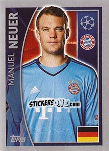 Sticker Manuel Neuer - UEFA Champions League 2015-2016 n. 378 - Topps