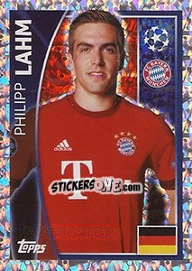 Sticker Philipp Lahm - UEFA Champions League 2015-2016 n. 381 - Topps