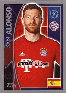 Figurina Xabi Alonso - UEFA Champions League 2015-2016 - Topps