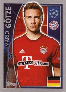 Cromo Mario Götze - UEFA Champions League 2015-2016 - Topps