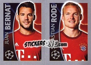 Sticker Juan Bernat / Sebastian Rode - UEFA Champions League 2015-2016 n. 390 - Topps