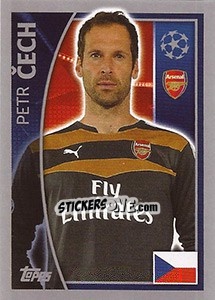 Sticker Petr Cech - UEFA Champions League 2015-2016 n. 393 - Topps
