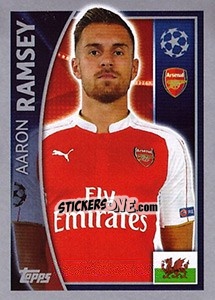 Sticker Aaron Ramsey - UEFA Champions League 2015-2016 n. 400 - Topps