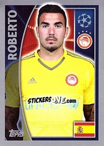 Figurina Roberto - UEFA Champions League 2015-2016 n. 408 - Topps