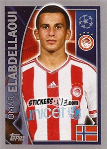 Sticker Omar Elabdellaoui - UEFA Champions League 2015-2016 n. 409 - Topps