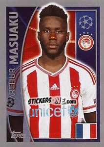 Sticker Arthur Masuaku - UEFA Champions League 2015-2016 n. 410 - Topps