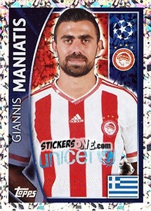Sticker Giannis Maniatis - UEFA Champions League 2015-2016 - Topps