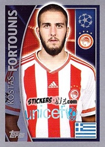 Sticker Kostas Fortounis - UEFA Champions League 2015-2016 n. 416 - Topps