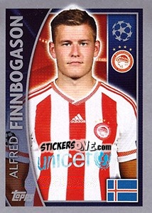 Sticker Alfred Finnbogason - UEFA Champions League 2015-2016 - Topps