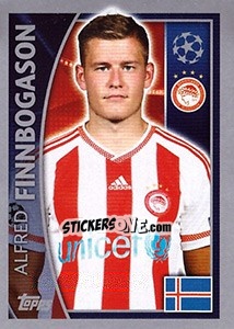 Sticker Alfred Finnbogason - UEFA Champions League 2015-2016 n. 419 - Topps