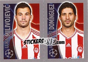 Sticker Luka Milivojevic / Alejandro Domínguez - UEFA Champions League 2015-2016 - Topps