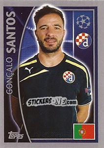 Sticker Gonçalo Santos - UEFA Champions League 2015-2016 n. 428 - Topps