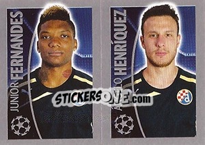 Sticker Junior Fernandes / Ángelo Henríquez - UEFA Champions League 2015-2016 - Topps
