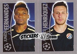 Figurina Junior Fernandes / Ángelo Henríquez - UEFA Champions League 2015-2016 - Topps