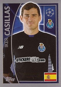 Sticker Iker Casillas - UEFA Champions League 2015-2016 n. 465 - Topps