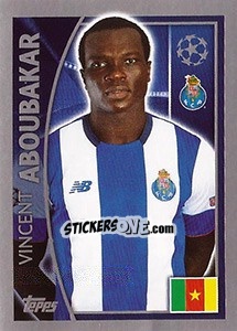 Sticker Vincent Aboubakar - UEFA Champions League 2015-2016 n. 476 - Topps