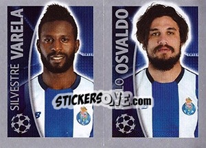 Figurina Silvestre Varela / Pablo Osvaldo - UEFA Champions League 2015-2016 - Topps