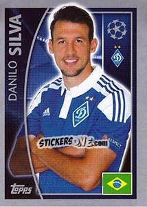 Sticker Danilo Silva - UEFA Champions League 2015-2016 n. 481 - Topps