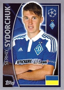 Sticker Serhiy Sydorchuk - UEFA Champions League 2015-2016 - Topps