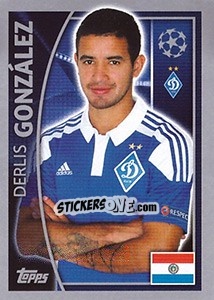 Sticker Derlis González - UEFA Champions League 2015-2016 n. 489 - Topps
