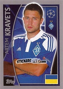 Sticker Artem Kravets - UEFA Champions League 2015-2016 - Topps