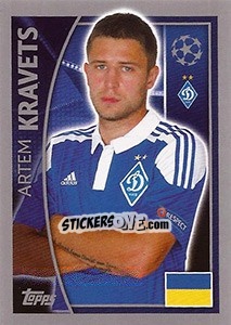 Sticker Artem Kravets - UEFA Champions League 2015-2016 n. 490 - Topps