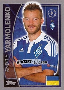 Sticker Andriy Yarmolenko - UEFA Champions League 2015-2016 n. 491 - Topps