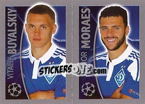 Sticker Vitaliy Buyalskiy / Júnior Moraes - UEFA Champions League 2015-2016 n. 493 - Topps
