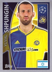 Sticker Yuval Shpungin - UEFA Champions League 2015-2016 n. 496 - Topps