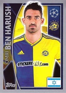 Sticker Omri Ben Harush - UEFA Champions League 2015-2016 n. 497 - Topps