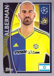 Figurina Gal Alberman - UEFA Champions League 2015-2016 n. 500 - Topps