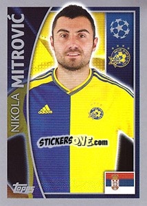 Sticker Nikola Mitrovic - UEFA Champions League 2015-2016 - Topps