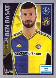 Sticker Eden Ben Basat - UEFA Champions League 2015-2016 n. 506 - Topps