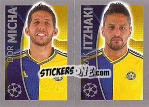 Sticker Dor Micha / Barak Itzhaki - UEFA Champions League 2015-2016 - Topps