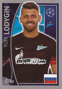 Sticker Yuri Lodygin - UEFA Champions League 2015-2016 - Topps