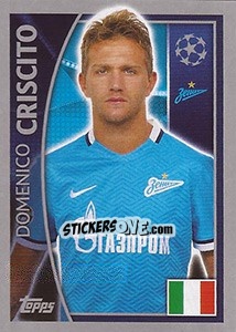 Sticker Domenico Criscito - UEFA Champions League 2015-2016 n. 523 - Topps