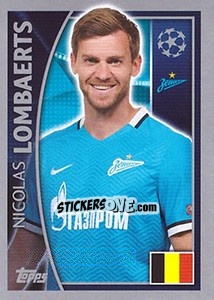 Sticker Nicolas Lombaerts - UEFA Champions League 2015-2016 n. 524 - Topps