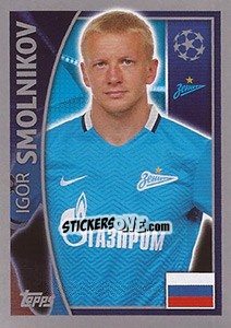 Sticker Igor Smolnikov - UEFA Champions League 2015-2016 - Topps