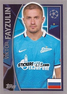 Sticker Viktor Fayzulin - UEFA Champions League 2015-2016 n. 528 - Topps