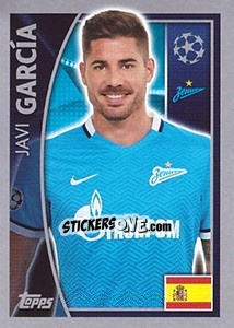 Sticker Javi García - UEFA Champions League 2015-2016 - Topps