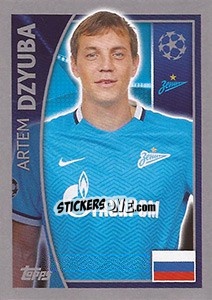 Sticker Artem Dzyuba - UEFA Champions League 2015-2016 n. 533 - Topps