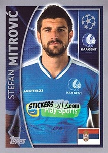 Sticker Stefan Mitrovic - UEFA Champions League 2015-2016 n. 538 - Topps
