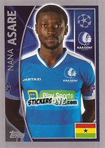 Sticker Nana Asare - UEFA Champions League 2015-2016 - Topps