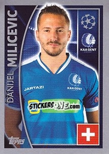 Sticker Danijel Milicevic - UEFA Champions League 2015-2016 - Topps