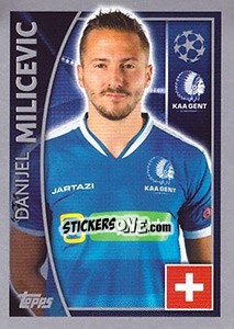 Sticker Danijel Milicevic - UEFA Champions League 2015-2016 n. 543 - Topps