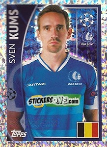 Sticker Sven Kums - UEFA Champions League 2015-2016 n. 544 - Topps